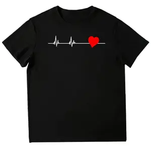Support Heart Health with This Heartbeat Awareness Tee – Unisex T-Shirt