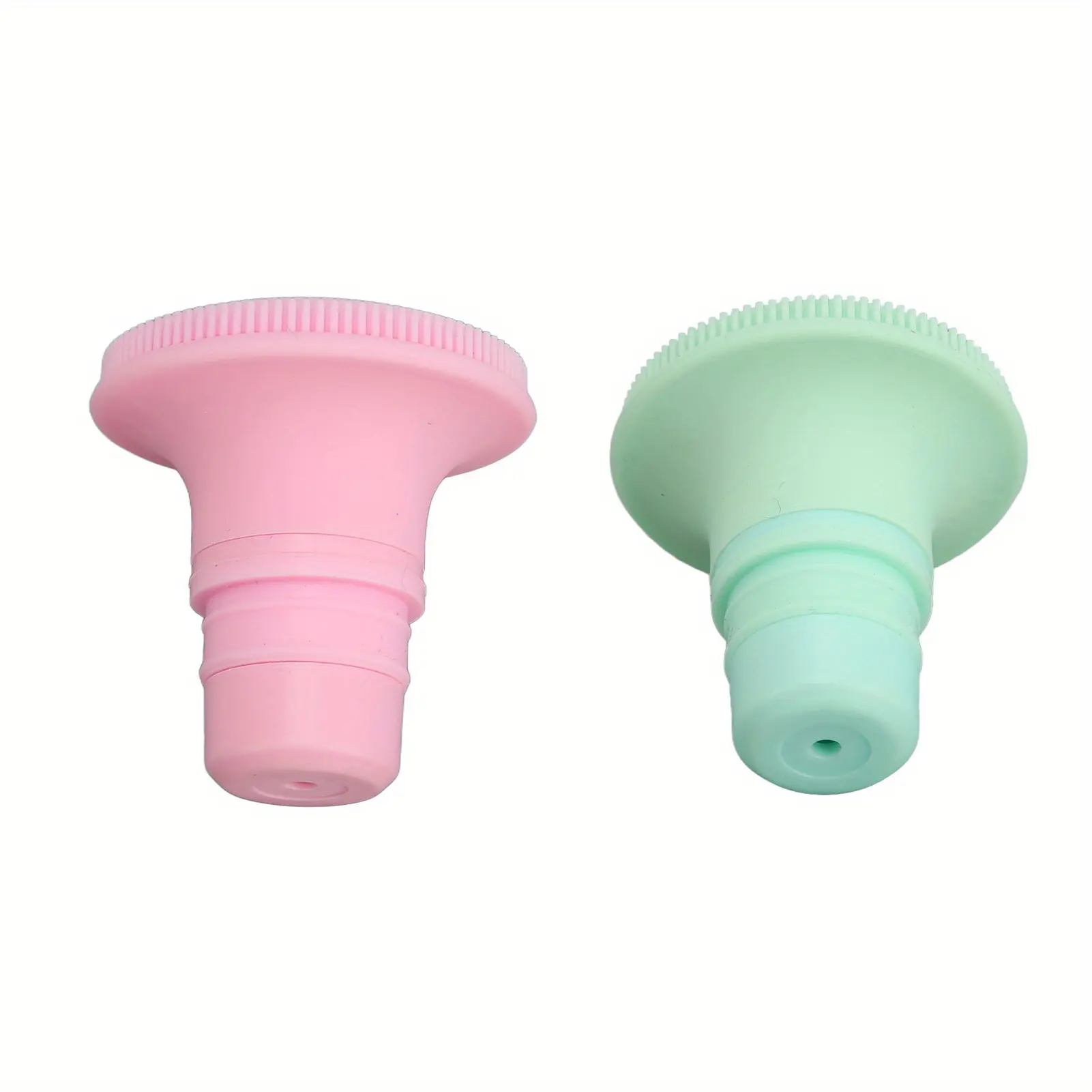 Brush Fascia Massager Head Silicone Replacement Muscle Massager Head for Reducing Soreness 18‑ 19Mm Light Green