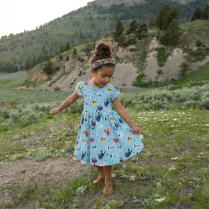 Bamboo Twirl Dress Puppy Parade