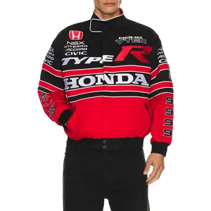 CPTN Apparel Tribute Jacket in Red & Black Unisex