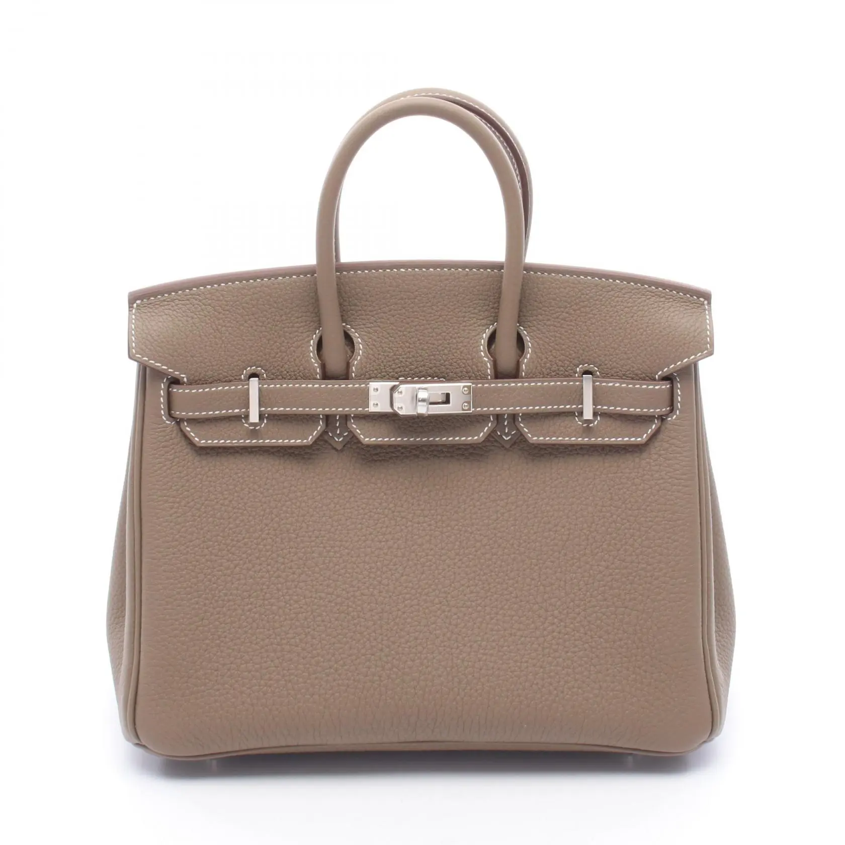 Pre-owned HERMÈS Calfskin Shoulder Bags Hermes Birkin25 Togo
