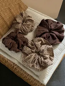 Vintage Leopard Print Hair Tie, High-End Casual Daily Wear, Perfect for Ladylike, Easy to Create a Sexy Mature Look