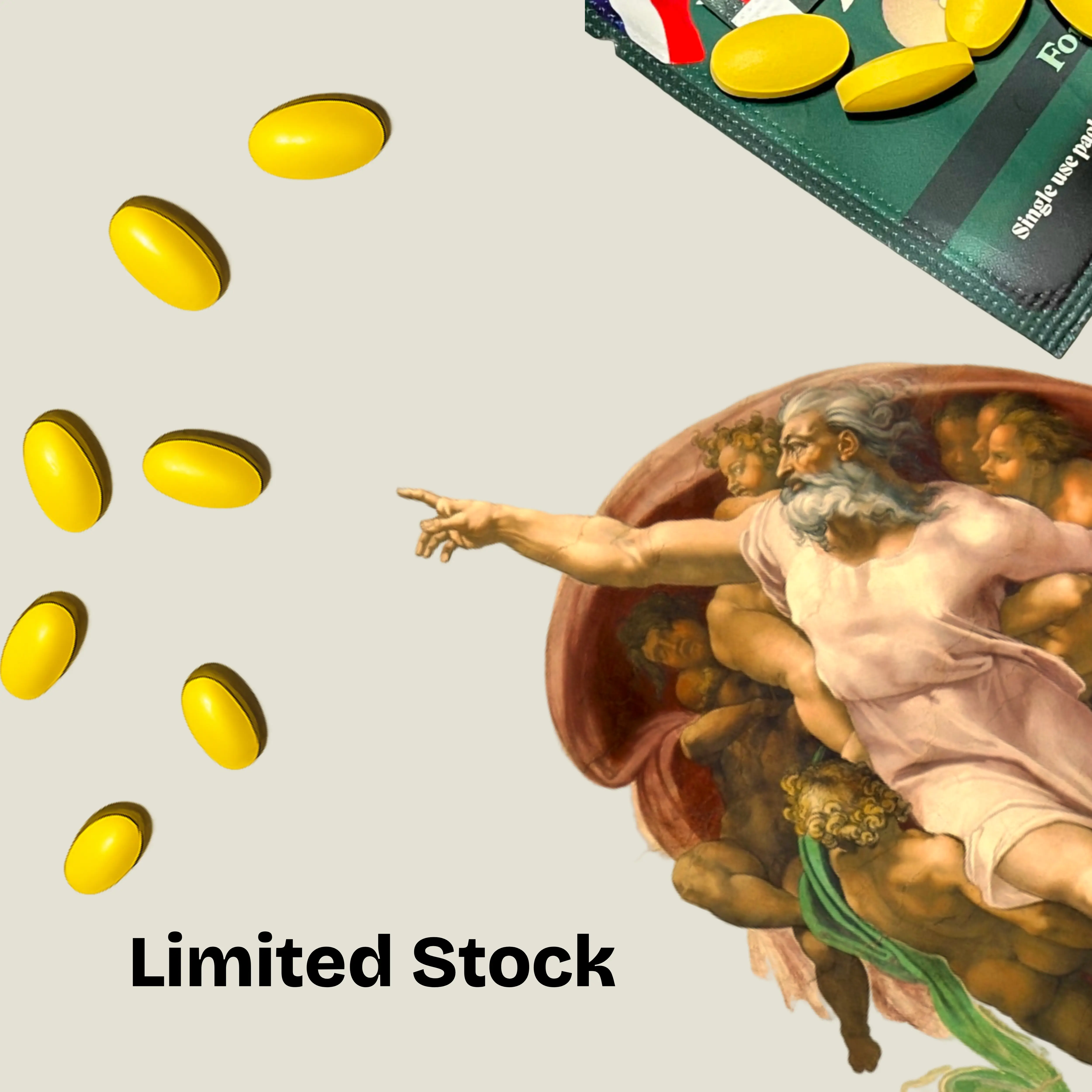 Multivitamins Yellow Tablets for daily needs Organic herbal solutions  - 12 packs