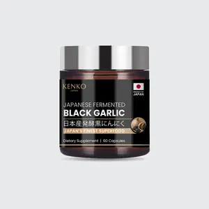 KENKO JAPAN Fermented Black Garlic – 60 Capsules