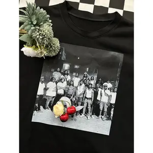 Jeeff King Von Shirt Cute Shark Sweater Game Character Tshirt Jef.f Hoodie Minimalist The Land Shark Unisex Heavy Cotton T Shirt Classic Fit Crew Neckline Eco Friendly