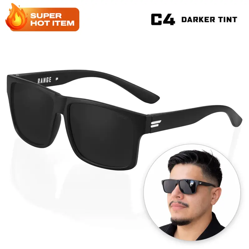 TOROE VALLEY ANSI Z87+ Safety Blue Polarized Sunglasses - Impact