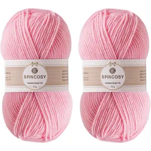 2 count Crochet Yarn, Feels Soft 280 Yards Assorted Colors 4ply  Yarn for Crochet & Hand Knitting - Light