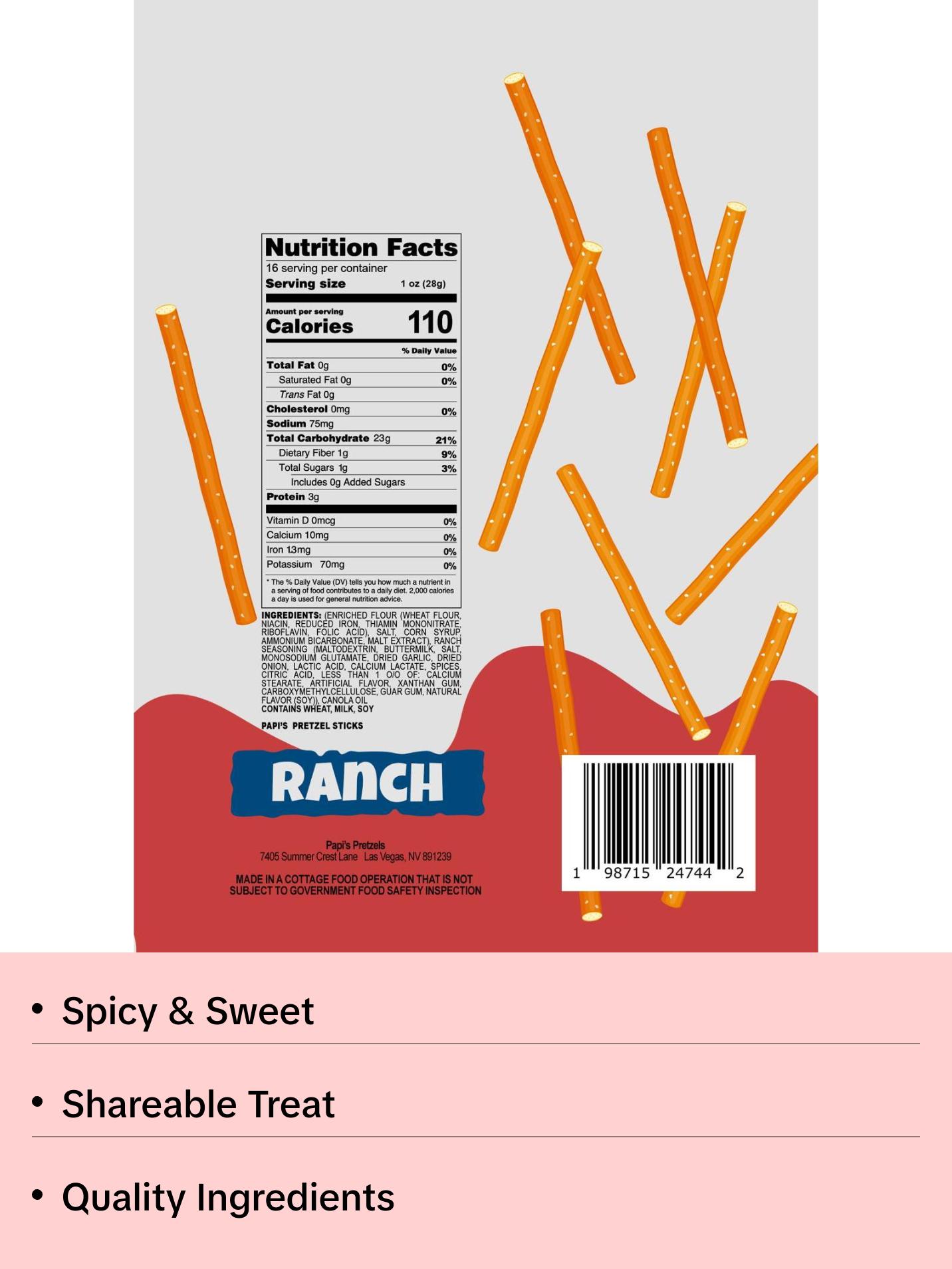 Papi's Pretzels: Variety Three Pack - A Flavor Fiesta in Every Bite!