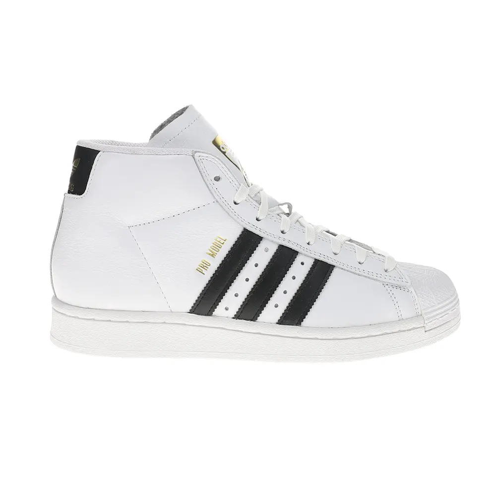 adidas Mens Pro Model Adv Sneakers Shoes Casual - White