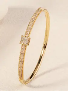 Artificial Gemstone Decorated Trendy Stack Bangle, Fashionable Jewelry for Women for Party, Daily Clothing Decor, Trendy All-match & Exquisite Jewelry for Birthday Gift