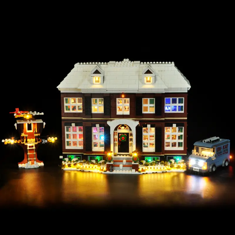 LYBMTWF LED Lighting Kit for LEGO 21330 "Home Alone" Building Block Model, Safe ABS Plastic & Copper Led Lights, Easy Install with Instructions, All Seasons Birthday Gift for Ages 12+/12 Years Above (21330 Lighting Kit Only, Building Set Not Included)