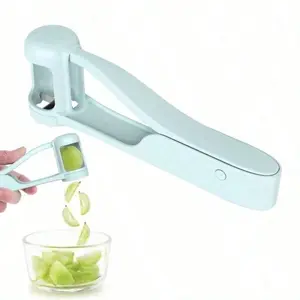 1-Piece  Anti-Cut Fruit Slicer For Families Kids Beginner Cooks 4 Slices In One Press, Effortless Apple Pear Cutter Kitchen Tool