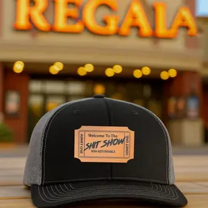 Welcome to the Sh*t Show" Laser Engraved Leather Patch