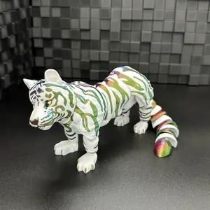 Large Tiger Articulated Collectible / 3D Print / Printed / Desk / Fidget