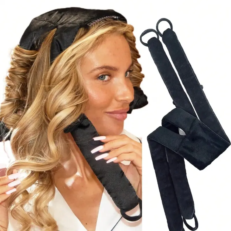 No Heat Hair Curler Set for Overnight Curls, Heatless Hair Curlers, Heatless Hair Rollers for Sleeping, Safe for Blow Drying, Natural Waves for All Hair Types