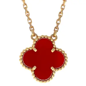 Pre-owned Van Cleef & Arpels Vintage Alhambra Pendant Necklace