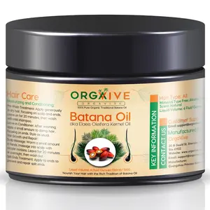 Batana Oil for Hair Growth - Natural Bio Oil Leave in Conditioner with Vitamin E Oil for Hair Strength, Shine & Nourishment - Batana Oil for Hair Care Treatment 120ml