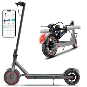 Electric Scooter 350W Powerful Motor Up to 19MPH,8.5''Honeycomb Solid Tire,Foldable Commuting E Scooter with Dual Brake,36V 7.8AH Battery,for Commute/Gift