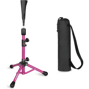 Baseball Tee Batting Tee Softball Tee Portable Travel Hitting Tee,Easy Adjustable Height, Tripod Stand