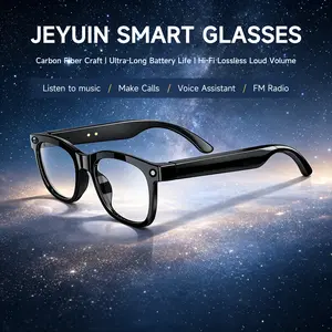 JEYUIN Smart Camera Glasses 8MP HD – Hands-Free Video & Photo Recording, Bluetooth Audio Sunglasses, Real-Time Translation 160+ Languages, WiFi Smart Glasses for Travel, Driving, Outdoor Sports, Cycling, Vlog, POV Recording, Daily Use
