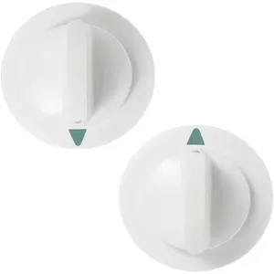 JESE WE1M652 Dryer Timer Knob(2 Pack) with Reinforced Metal Sleeve Fit for G.E Hot.point Dryer - Replaces AP3995164 PS1482196 1264289 AH1482196-2 Pack