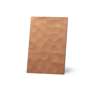 Akicon Natural Copper Beehive Hammered Sample