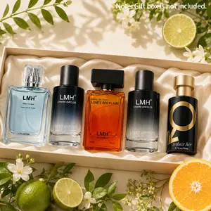 LMH Men's Eau De Cologne, Choose Your Scent from 5 Fragrance Options, Woody/Aquatic/Citrus/Floral/Oriental Notes, Long-Lasting Perfume Spray for Daily Wear, Office, Dates & Outings, 1.7 Fl Oz / 50ml Gift for Him