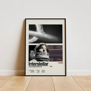 Interstellar Poster, Contemporary Wall Decor, Modern Home Aesthetic, Interior Decoration Print