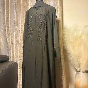 Olive Green Luxury Abaya