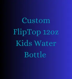 Custom Flip Top Kids Water Bottle