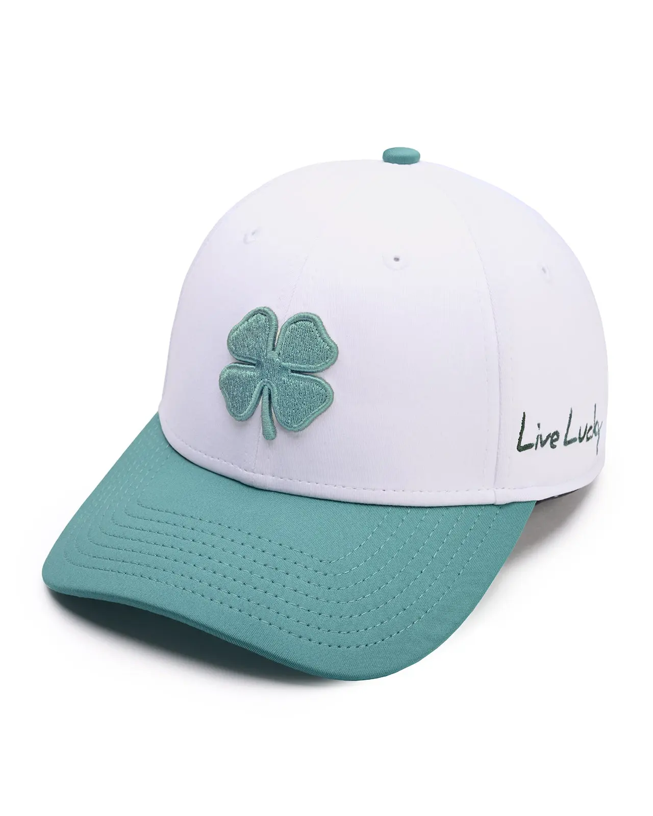 Premium Embroidered Clover 179 2-Tone Design Hat - Breathable Fabric, Fitted Performance, Athletic Look, Everyday Wear