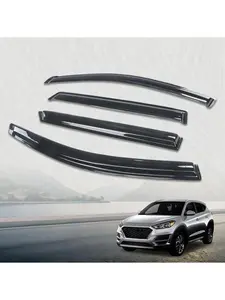 Fit For 2016-2021 Hyundai Tucson Window Visors Deflectors Sun Rain Guards
