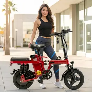 A10 48V 15Ah Folding Electric Bike with 8-Shock Suspension 3-Speed 22MPH Urban Commuter Ebike for Adults with Adjustable Pedals