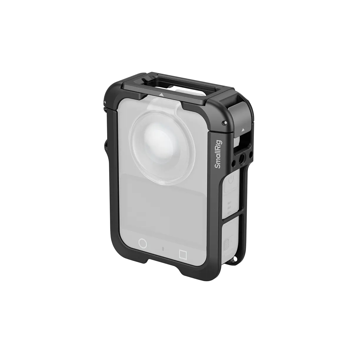 SmallRig Durable Aluminium Full Camera Cage for DJI Osmo 360 - Includes Selfie Stick, Lens Mount, Tripod-Compatible Design, Black