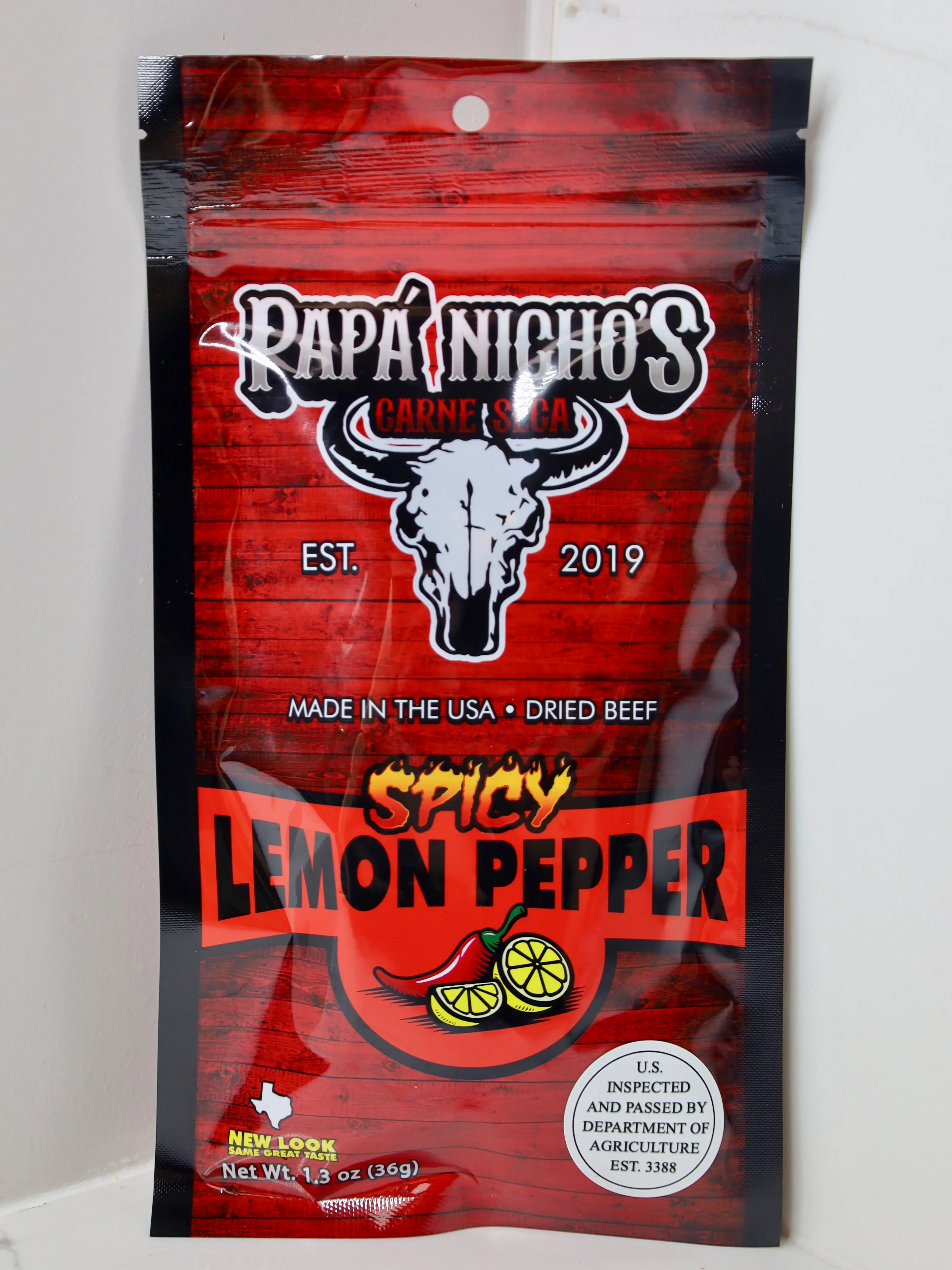 Spicy Lemon Pepper - Carne Seca/Beef Jerky Spicy Lemon Pepper - Carne Seca/Beef Jerky