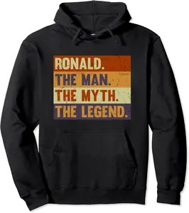 Ronald The Man The Myth The Legend - Vintage Gift for Ronald Pullover Hoodie - Jeniferdang Shop 80B0C5PJ9PTY