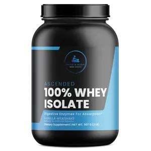 Ascended 2lb 100% Whey Isolate Vanilla – 30 servings