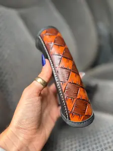 Checkered Tooled Oh Sheet Handle Cover Checkered Tooled Oh Sheet Handle Cover