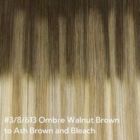 #3/8/613-Walnut Brown to Ash Brown & Bleach Blonde