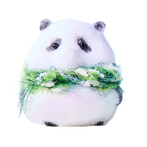 Tabasquishy Handmade Flocked Panda Taba Squishy – Perfect Stress Relief Toys