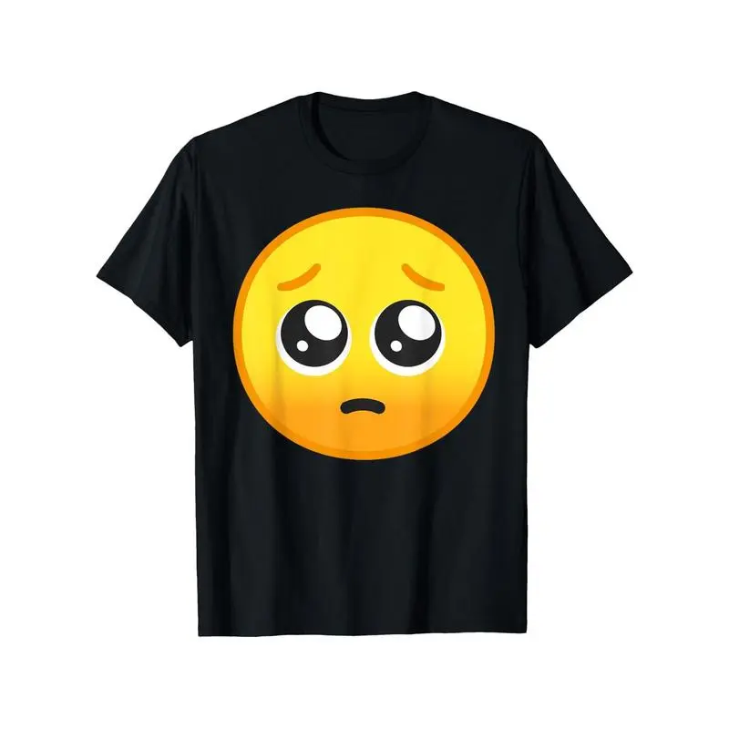 Emoticon Pleading Face Begging Gift T-Shirt