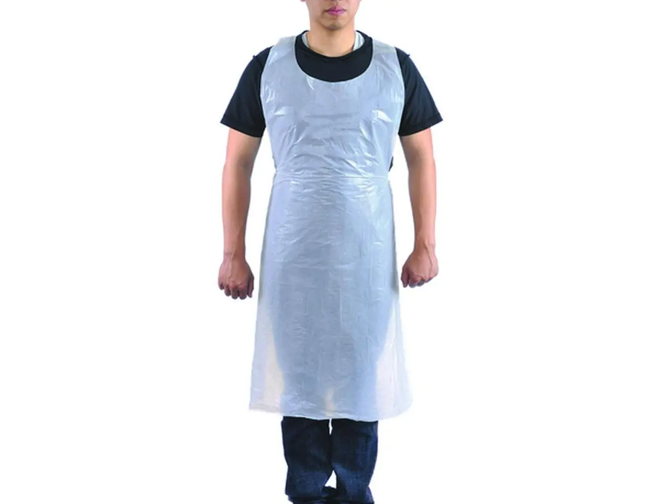 Lightweight Disposable 1 MIL Polyethylene Aprons, Pack of 1,000