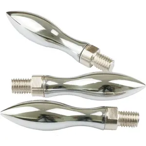 3 Pcs M12 Thread Chrome Plated Revolving Handwheel Grips for Grinding Milling Machine