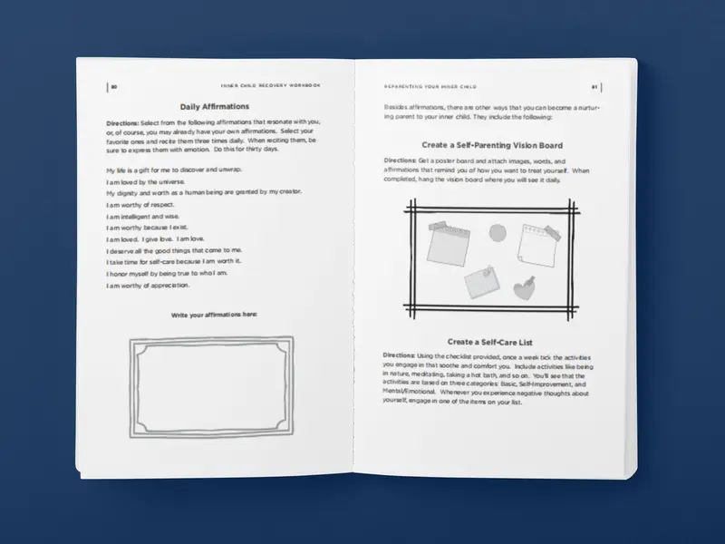 Inner Child Recovery Workbook: Heal Childhood Trauma, Abandonment, Neglect, and Abuse. Includes Prompts, Exercises and Activities to Overcome Trust Issues, Low Self-Esteem and Cultivate Self-Love, Parenting book 3