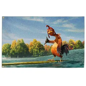 Tapestry Chicken Flag 3x5 Ft Funny Flags for College Dorm Room Guys Double Sided Meme Flags Man Cave Bedroom Wall Art Decor Banner Gifts