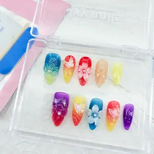 .DP.6254.Butterfly carved wearable nails