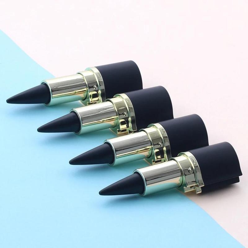 Natural Black Eyeliner Cream Pen Quick Dry Long-lasting Precision Tip for Natural Bold Looks Makeup Tools Creamy Texture Smooth Application
