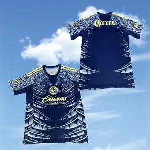25 26 Mexico LIGA MX Club America Away Soccer Jersey Fans Version Short Sleeve Jersey Quick Dry Football Jersey