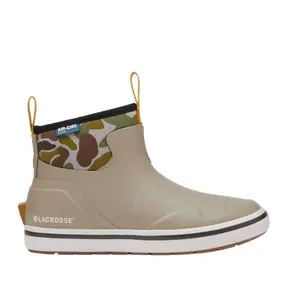 Women's LaCrosse Alpha Deck Boot 6", Waterproof Slip-Resistant Fishing Boat Shoes with Cushioned Insole, Boating Outdoor Work Footwear