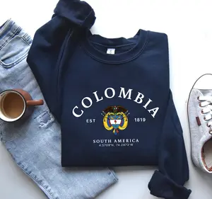 Colombia Shirt, Colombia Sweatshirt, Colombia Gift, Colombia Soft and Comfortable Pullover Sweatshirt